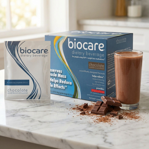 Biocare Chocolate Protein Beverage – 30g Protein | 14-Count