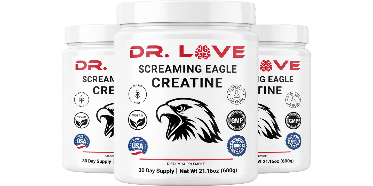 Dr Love's Creatine Monohydrate 600g | Strength & Recovery