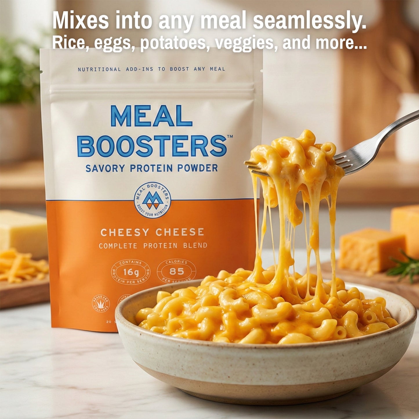 Cheesy Cheese Collagen+ Protein Blend | Savory Protein Powder