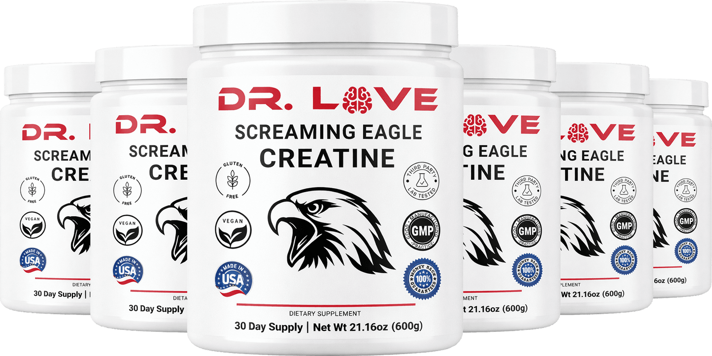 Dr Love's Creatine Monohydrate 600g | Strength & Recovery