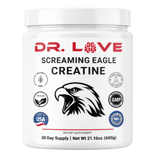 Dr Love's Creatine Monohydrate 600g | Strength & Recovery
