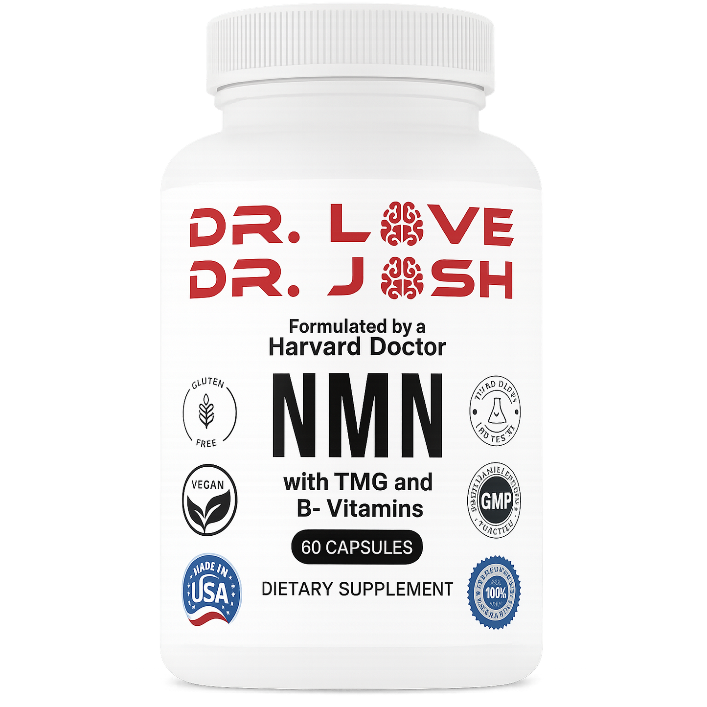 Dr Love's NMN 1000mg | NAD+ Support & Longevity Supplement