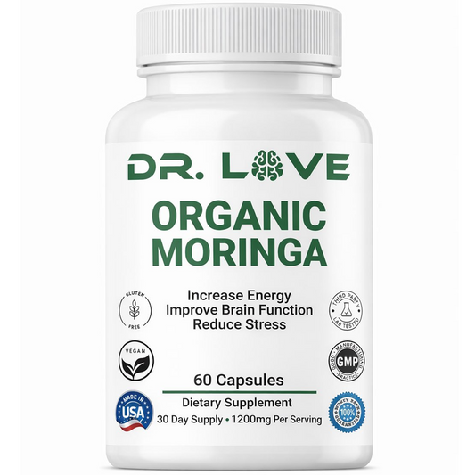 Dr Love's Moringa Supplement | Daily Greens & Wellness Support