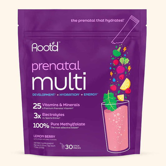Prenatal Nutrition + Electrolytes | Lemon-Berry & Strawberry