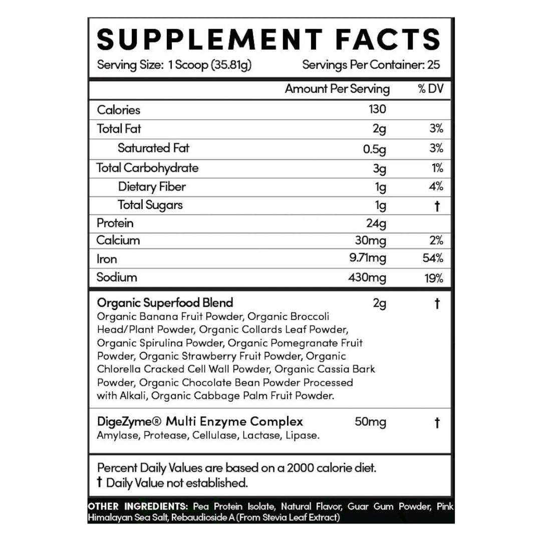 Vanilla Plant Protein Powder | Vegan Protein Supplement
