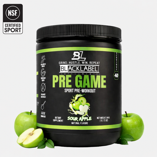 Pre Game Pre-Workout | Sour Apple, Lime Rickey & Strawberry Kiwi
