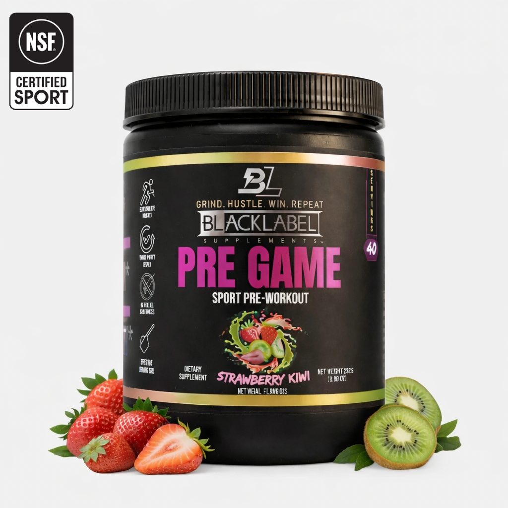 Pre Game Pre-Workout | Sour Apple, Lime Rickey & Strawberry Kiwi