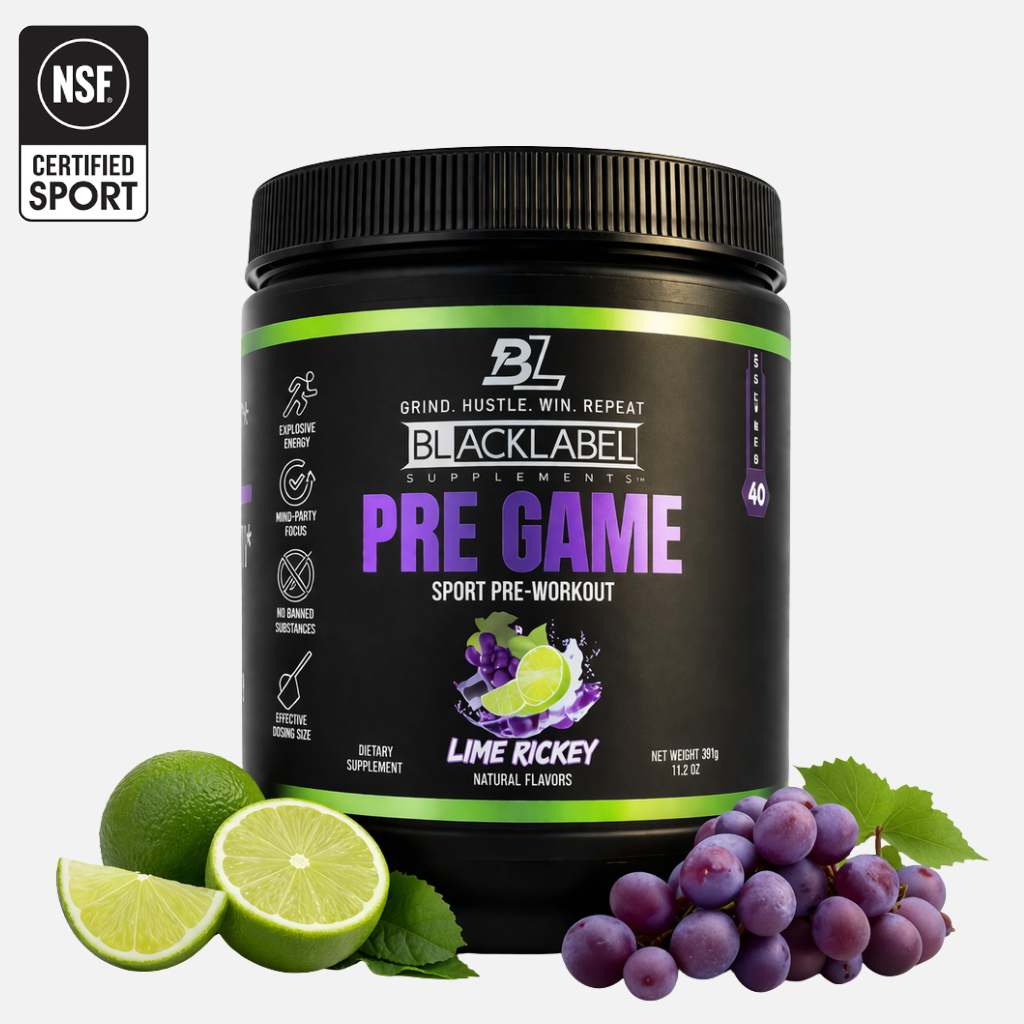 Pre Game Pre-Workout | Sour Apple, Lime Rickey & Strawberry Kiwi