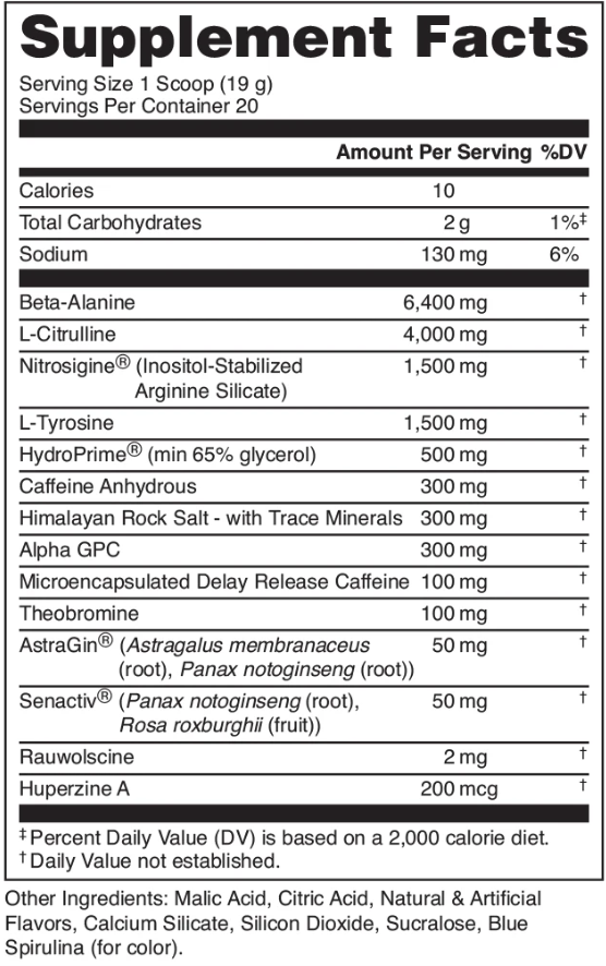 Bucked Up Mother Bucker Pre-Workout – 20 Servings | High Stimulant