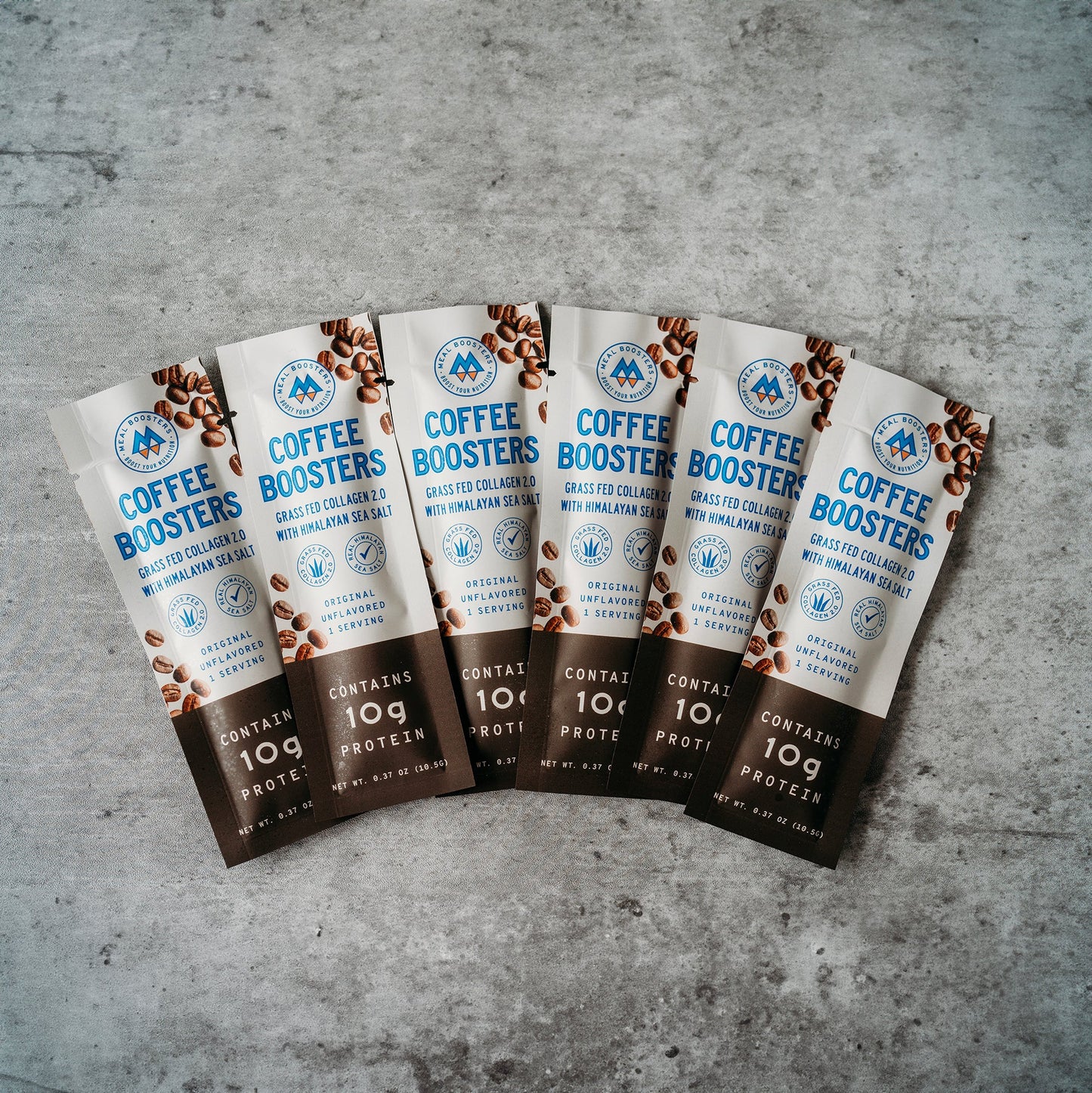Coffee Boosters Collagen + Electrolytes – 6 Single-Serve Packs