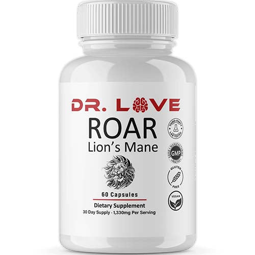 ROAR Lion's Mane Mushroom Supplement | Focus & Cognitive Support