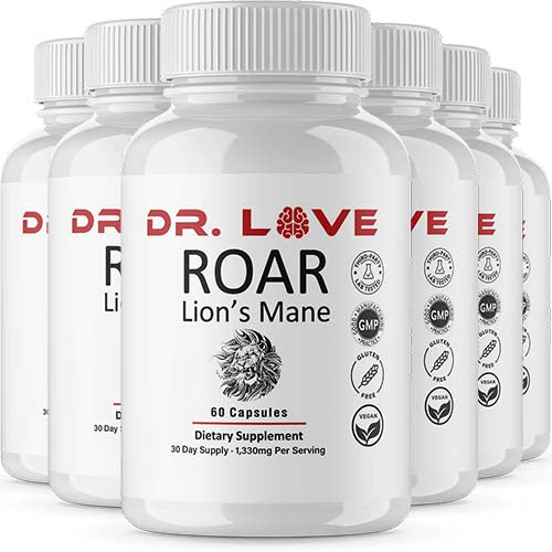 ROAR Lion's Mane Mushroom Supplement | Focus & Cognitive Support