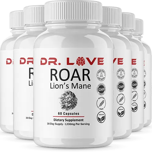 ROAR Lion's Mane Mushroom Supplement | Focus & Cognitive Support